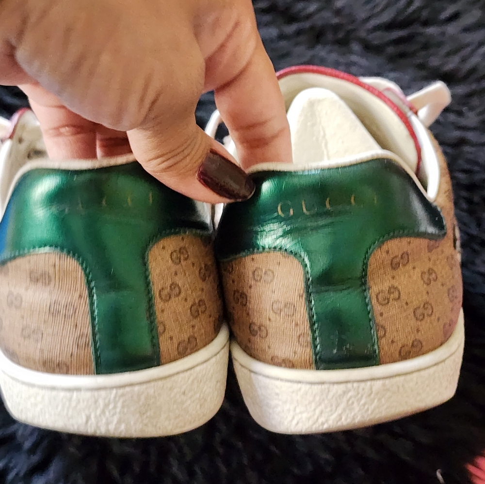 AUTHENTIC GUCCI Doraemon Low Cut Sneakers Size US 8 - Picture 6 of 10